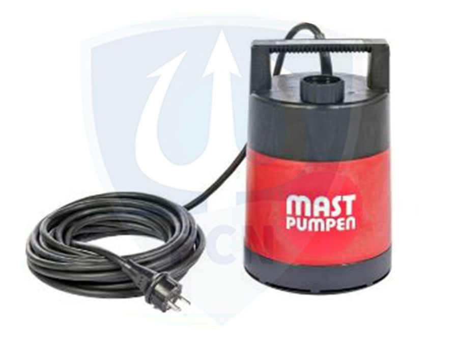 Mast Kellerentwässerungspumpe K 2 F - 230 Volt mit 10m Kabel - serienmäßige Flachsaugeinrichtung