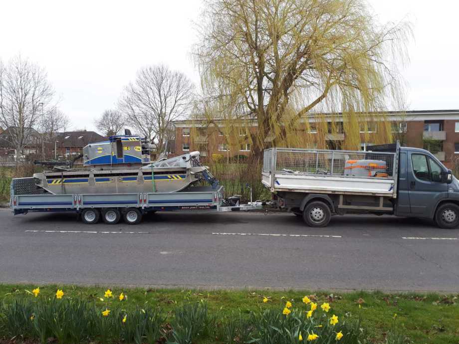 Truxor Schlammbagger, Truxor Schwimmbagger, Gewässer entschlammen,