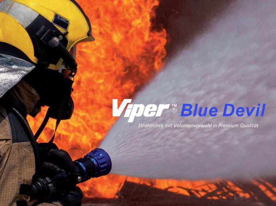 Tipsa Blue D mit 30 Grad Sprühstrahl und Feuerwehrmannevil